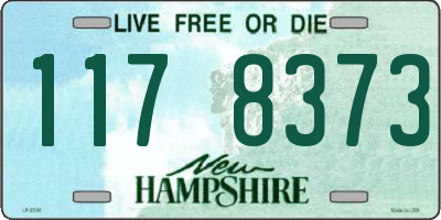 NH license plate 1178373