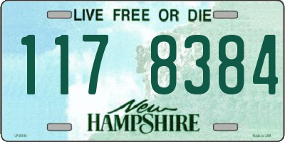 NH license plate 1178384
