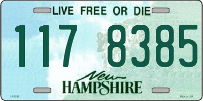 NH license plate 1178385