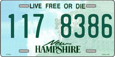 NH license plate 1178386