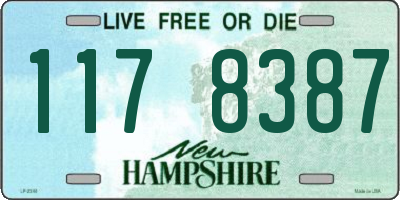NH license plate 1178387