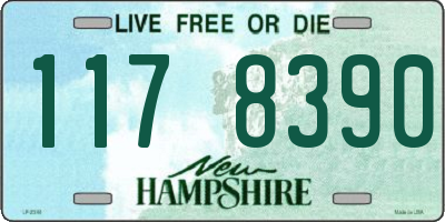 NH license plate 1178390
