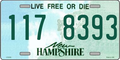 NH license plate 1178393