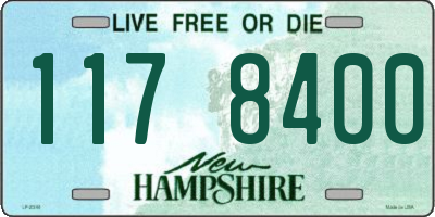 NH license plate 1178400