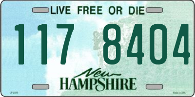 NH license plate 1178404