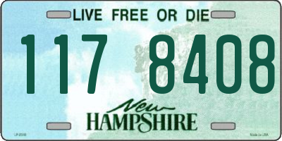 NH license plate 1178408