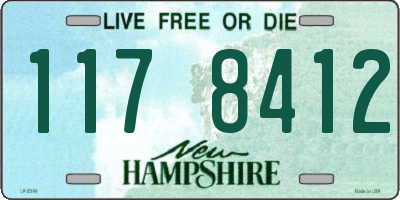 NH license plate 1178412
