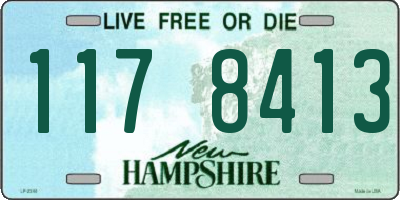 NH license plate 1178413