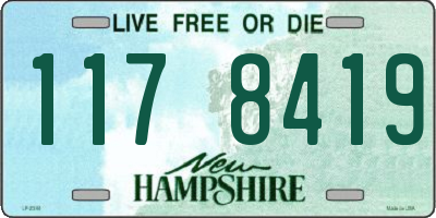 NH license plate 1178419