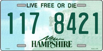 NH license plate 1178421