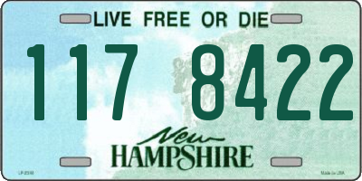 NH license plate 1178422