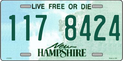 NH license plate 1178424