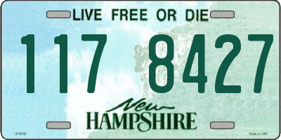 NH license plate 1178427