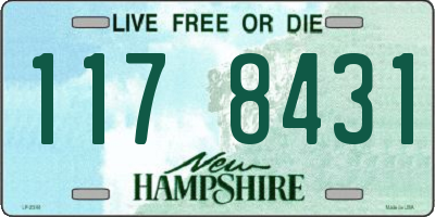 NH license plate 1178431