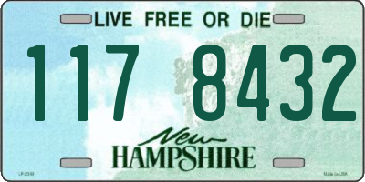NH license plate 1178432
