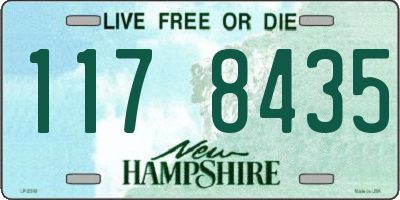 NH license plate 1178435