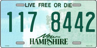 NH license plate 1178442