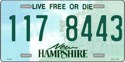 NH license plate 1178443