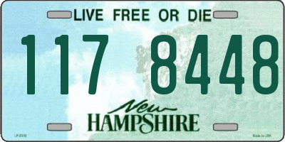 NH license plate 1178448