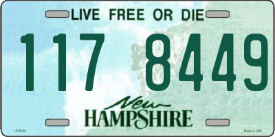 NH license plate 1178449