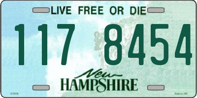 NH license plate 1178454
