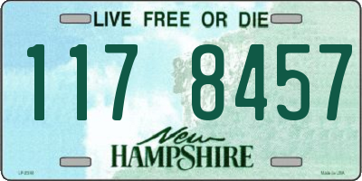 NH license plate 1178457