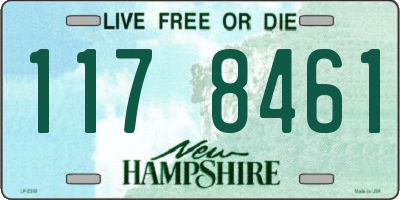 NH license plate 1178461