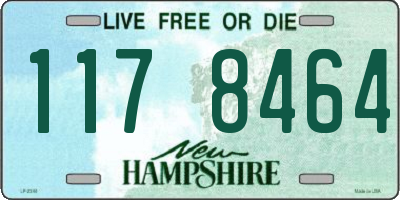 NH license plate 1178464