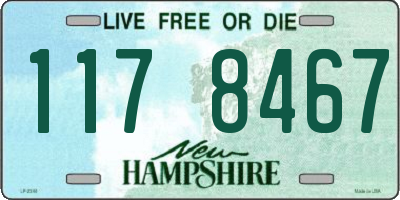 NH license plate 1178467