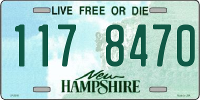 NH license plate 1178470