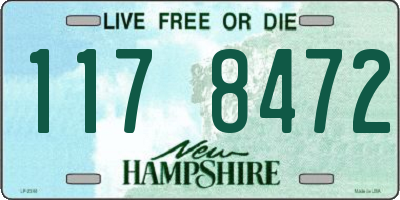 NH license plate 1178472