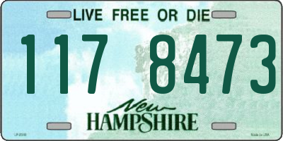 NH license plate 1178473