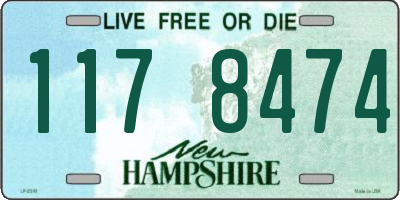 NH license plate 1178474
