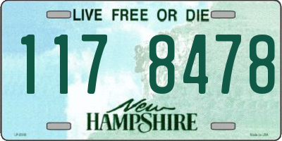NH license plate 1178478