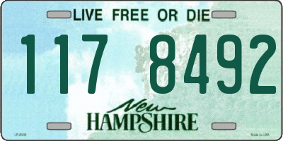 NH license plate 1178492