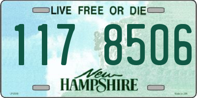 NH license plate 1178506