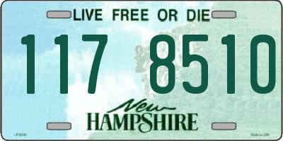 NH license plate 1178510