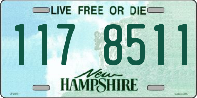 NH license plate 1178511