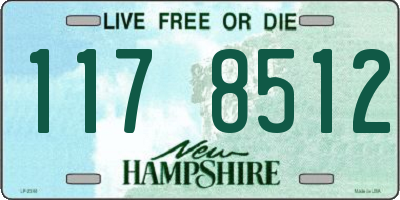 NH license plate 1178512