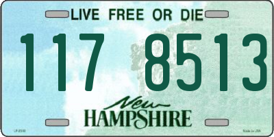 NH license plate 1178513