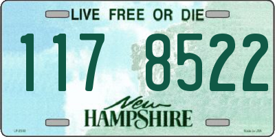 NH license plate 1178522