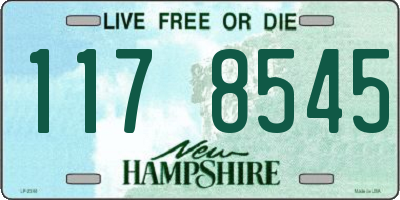 NH license plate 1178545