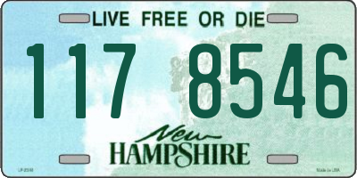 NH license plate 1178546