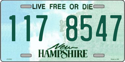 NH license plate 1178547