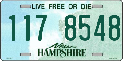NH license plate 1178548
