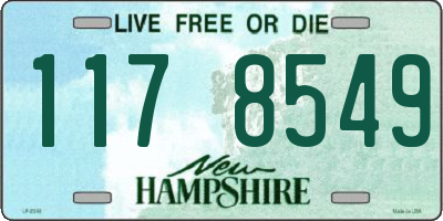 NH license plate 1178549