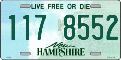 NH license plate 1178552