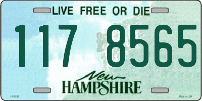NH license plate 1178565