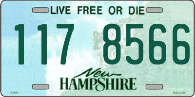 NH license plate 1178566