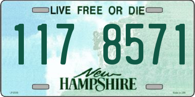 NH license plate 1178571
